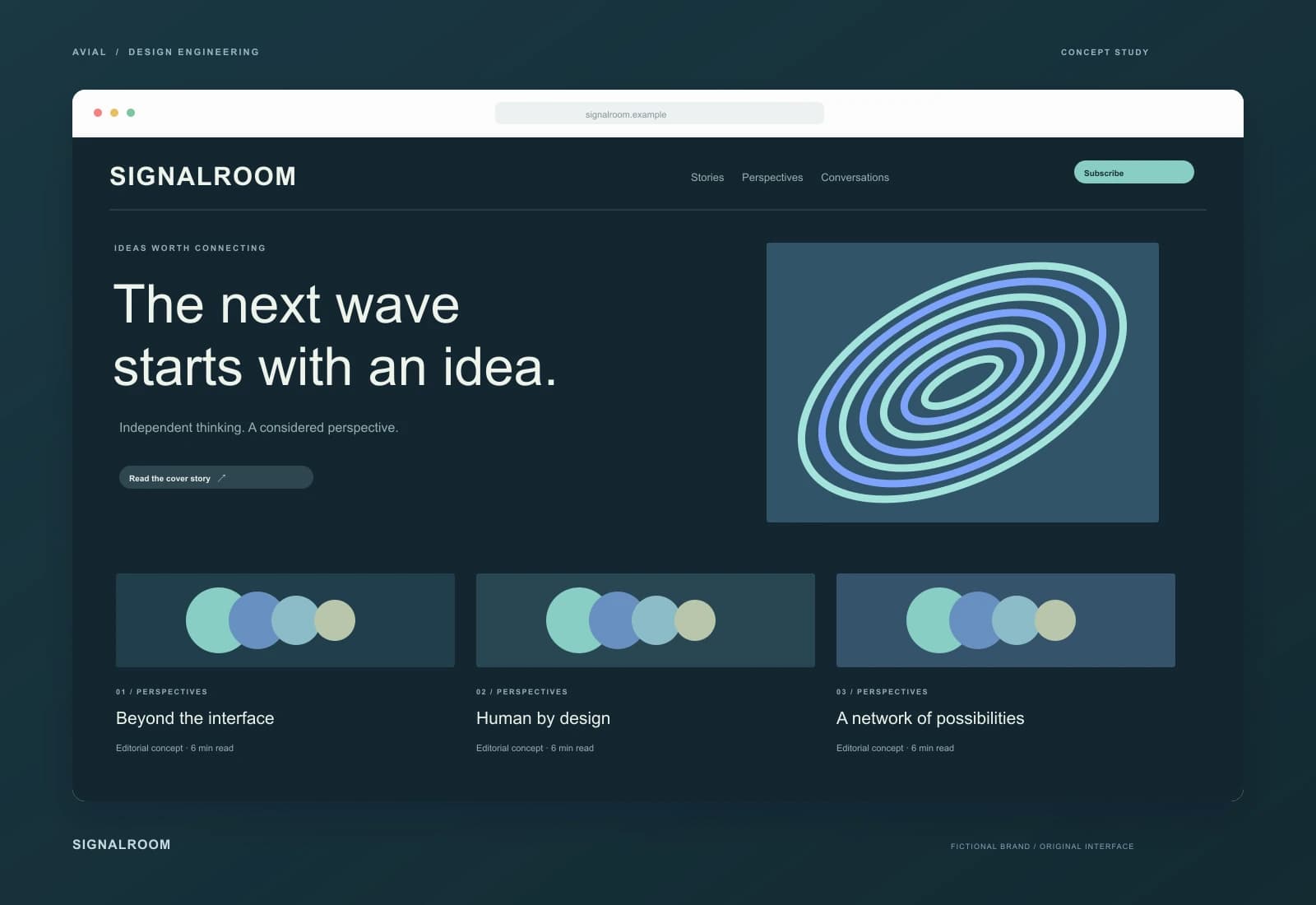 SIGNALROOM — Complex technology. Clear stories.